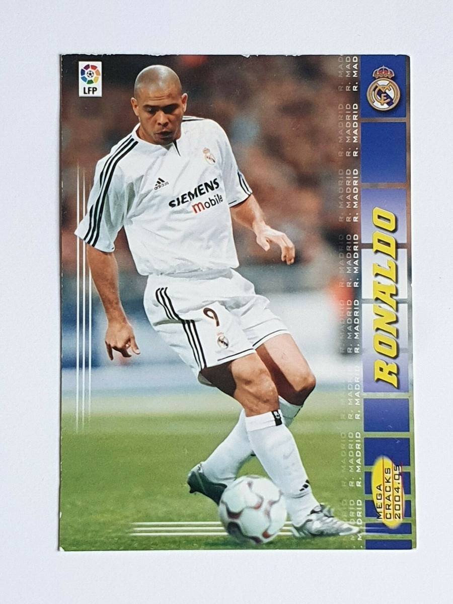 2004-05 Ronaldo Nazario Real Madrid #179 Panini Megacracks La Liga