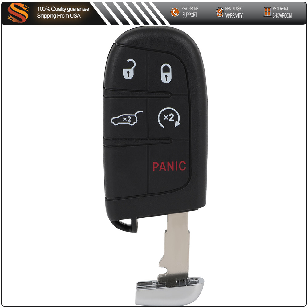 2017-2020 Jeep Compass Remote Key Fob M3N40821302 5-Button Replacement  