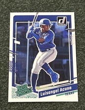 2023 Donruss Baseball Rated Prospect Base #86 Luisangel Acuna - Texas Rangers RC