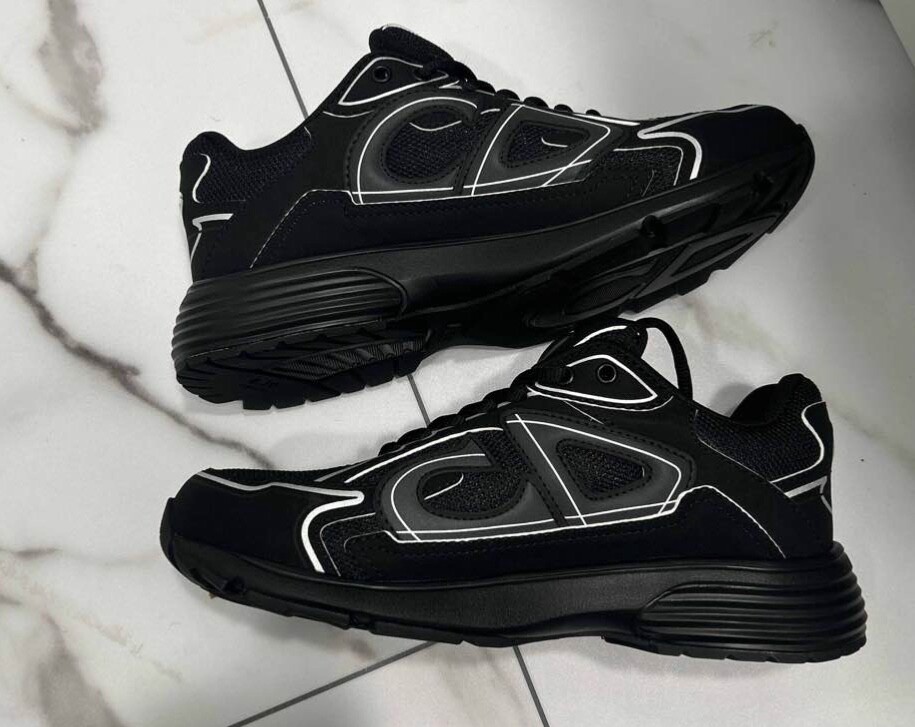 Dior B30 Black Sneakers Size 5 Brand New With Box & Papers