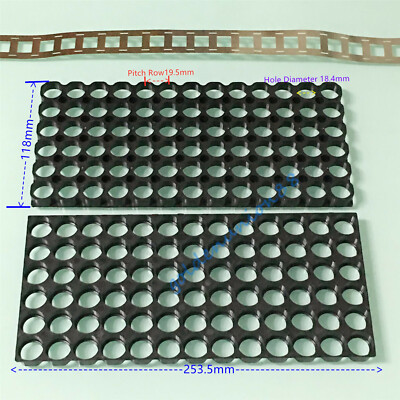 10 Pezzi Di Supporto Di Protezione Per Distanziatori Per Batterie Al Litio 18650 In Resina Abs Staffa Di Stoccaggio Per Celle Cilindriche 93837117 - Foto 12