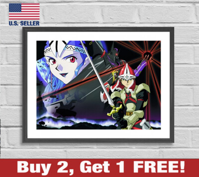 Lunar Silver Star Story Poster 18'' x 24'' Print Anime Game Room Wall Art 1