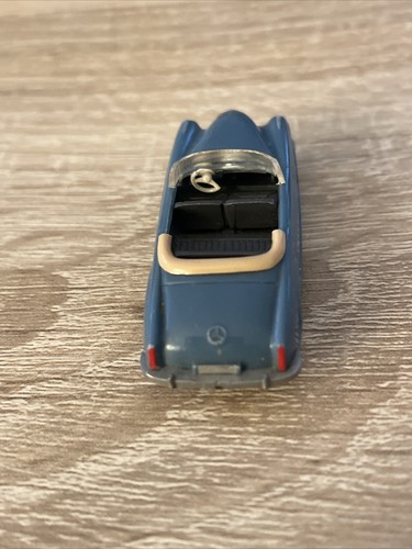 Altes Wiking Modell 1955, Mercedes 220 Cabrio 1958/1959, o. Stern, Azurblau, - Bild 4 von 8