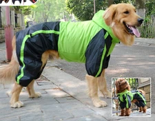 lovelonglong Pet Apparel XXLarge Dog Clothing Raincoat Pet Clothes for 60+ Lbs.