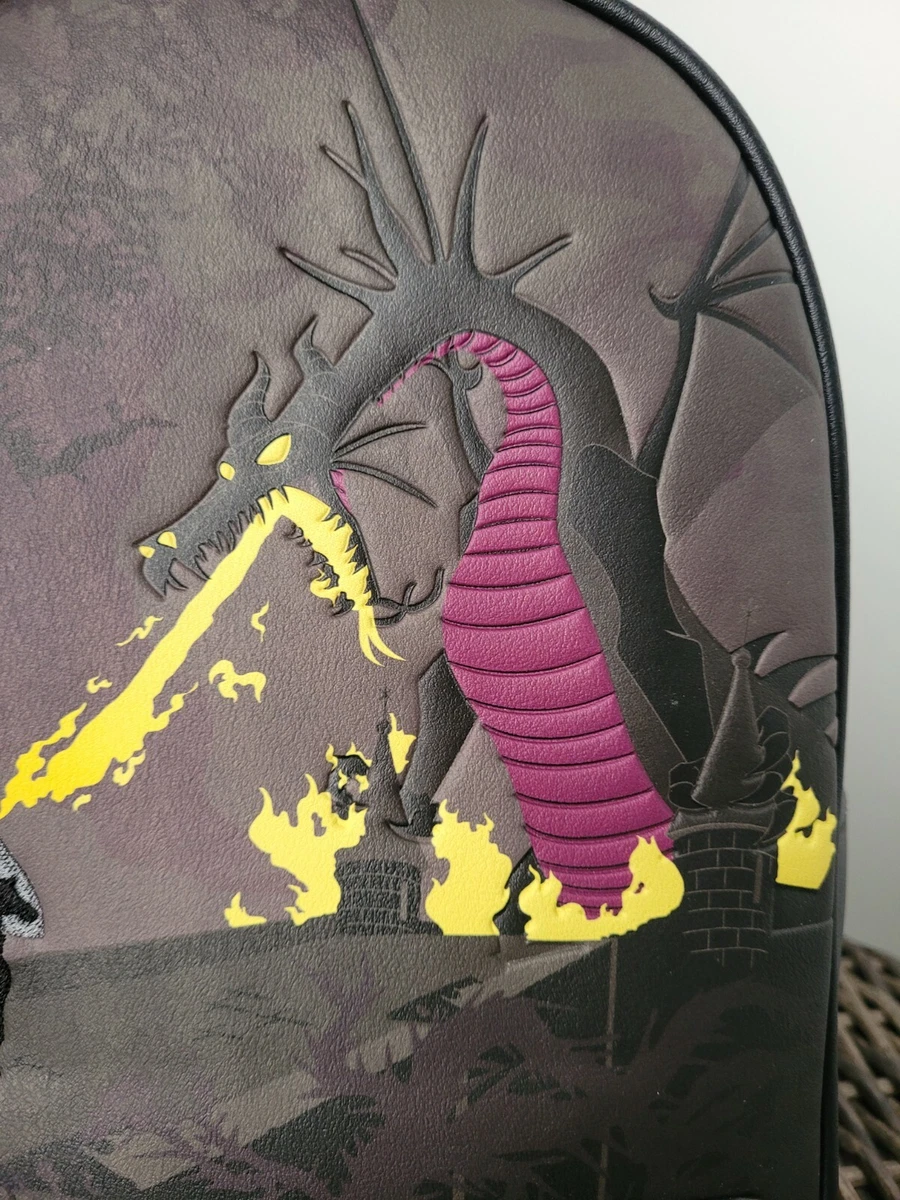 ❤︎ Maleficent Dragon VS Prince Phillip Loungefly Mini Backpack! – msalounge