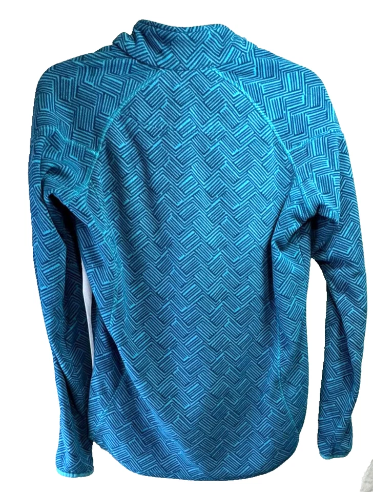 BCG Women's Pullover Half-Zip Fleece Jacket -  Size: Medium - Color: Blue - Image 3 of 4