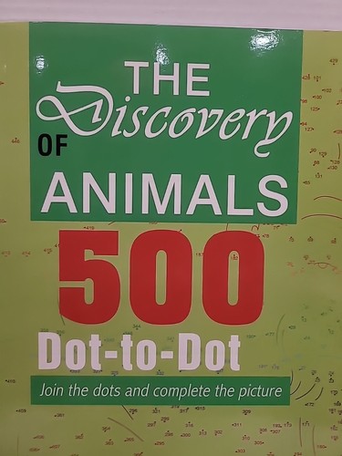 The Discovery of Animals 500 Dot to Dot Extreme Puzzle Challenges to Color - Picture 2 of 9