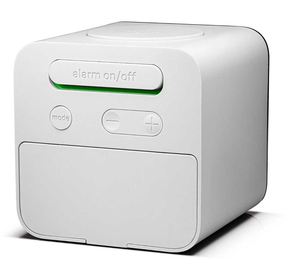 Braun BC25WP-DCF Design Funkwecker, Uhrzeit Sprachausgabe, gr. Zeitanzeige, weiß - Bild 2 von 4