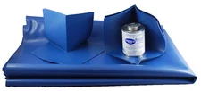 Composeal Blue Vinyl Shower Pan Liner Waterproofing Membrane Complete KIT