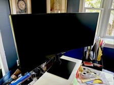 Computer Monitor Curved Ultra Wide Samsung Model S34A654UBN. 34
