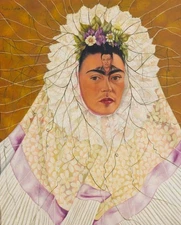 1943 Self Portrait as a Tehuana, by Frida Kahlo 16"X20" GLOSSY POSTER PRINT
