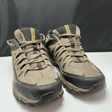 Skechers After Burn M Fit 50125 PBBK Pebble Black Sneakers Men's Size 12 Trail