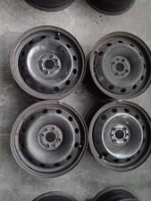 4 CERCHI IN FERRO 6x15 ET40 4x98 Fiat Panda 500 Fiorino Qubo Lancia Ypsilon