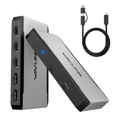 WAVLINK 3 Monitor Docking Station for M1/M2/M3/M4 macOS 4K HDMI DisplayPort