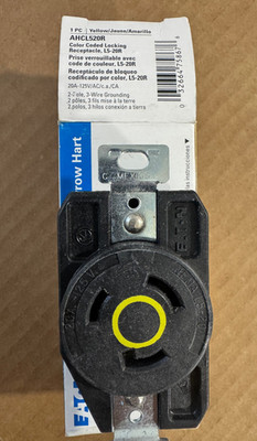 Eaton Arrow-Hart AHCL520R Locking Receptacle 20A 125V L5-20R New in Box