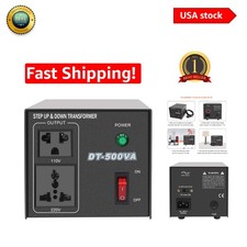 Efficient 500W Voltage Transformer with Circuit Breaker for International Use