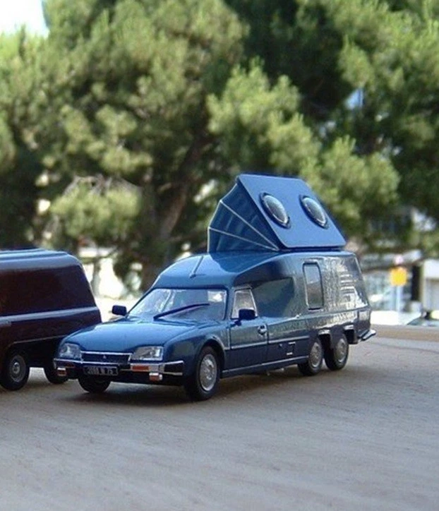 Caravan Camper Citroën CX Tissier 1/43 Blu PENTHOUSE 1980 Nuovo - Immagine 3 di 4