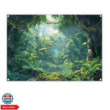 7x5ft Jungle Forest Photography Backdrop Rainforest Banner