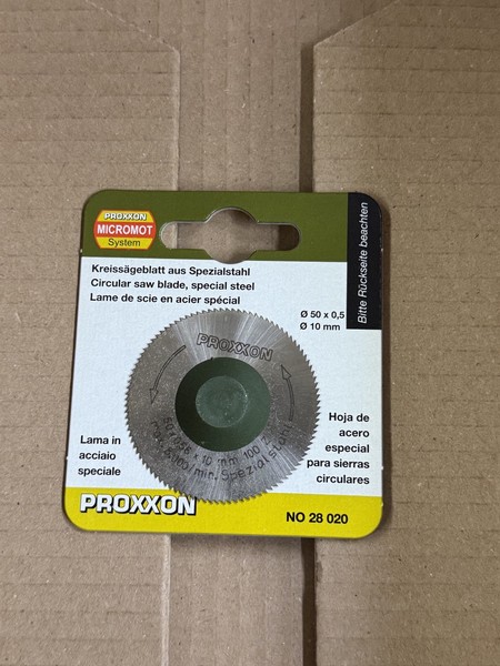 Proxxon Micromot System, KreissäGeblatt Aus Spezialstahl , No 28020-image