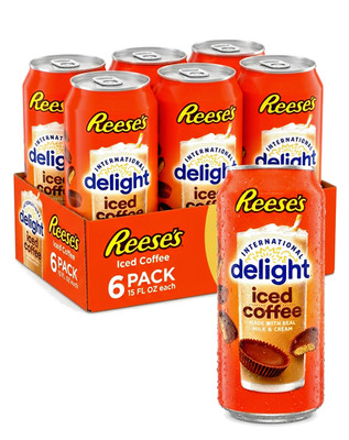 International Delight Iced Coffee REESE S , 15 fl oz Cans, 6 Pack   