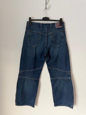 Kiko Kostadinov Levi's Baggy Jeans - Size 34 x 32 - Indigo Blue