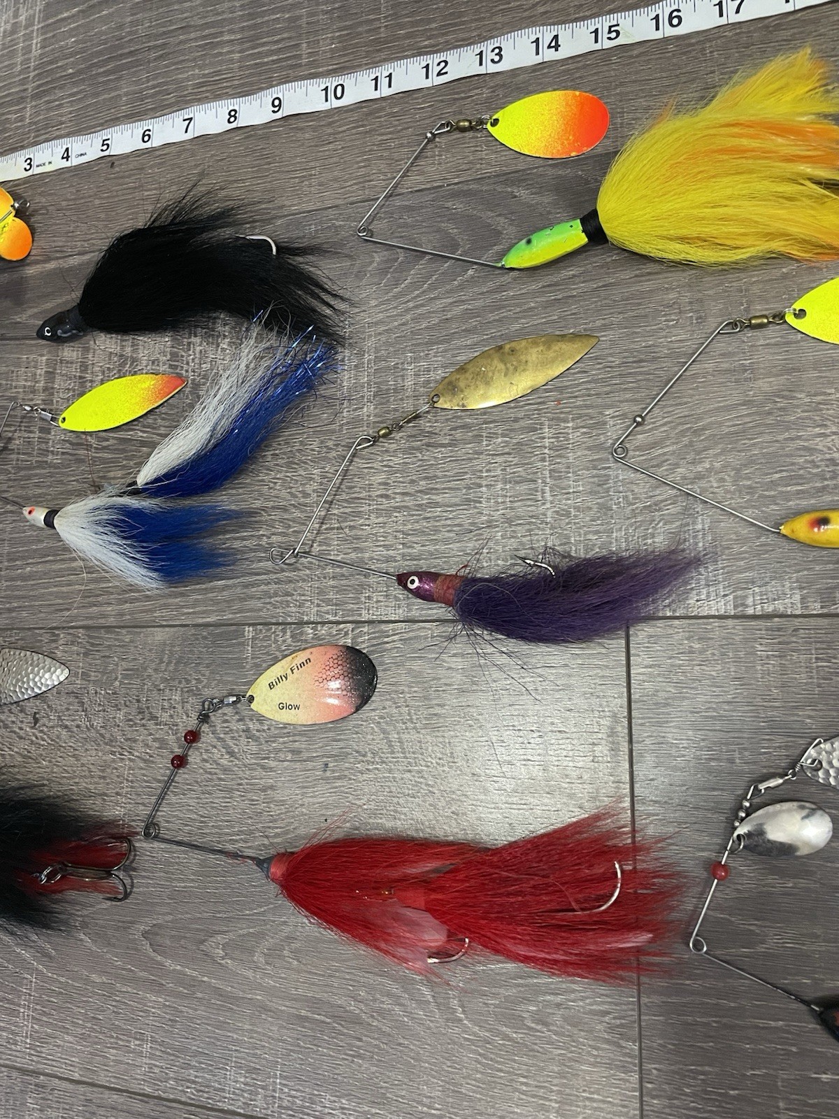 Lot Of 8 Spinnerbait Buzzbait Musky Pike Lure Double Buzz Bait Bass VERY NICE! - Image 6