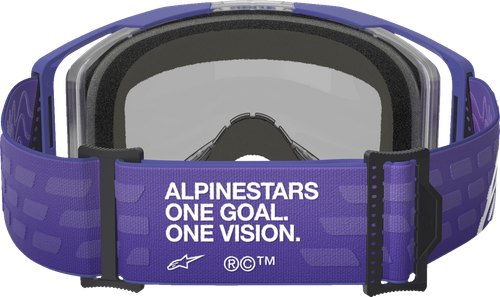 ALPINESTARS GOGGLES Vision 8 Goggle - Corp - Purple - Blue Mirror Lens - Foto 4 di 4