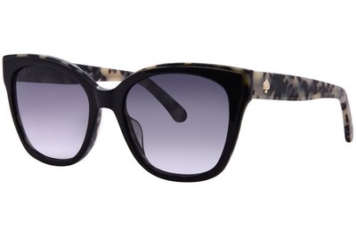 Kate Spade KS Daesha-2/G/S TCB Sunglasses Women's Black/White/Havana/Grey 55mm