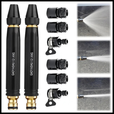 #ad Sakerplus Heavy Duty Adjustable Hose Nozzle High Pressure Jet Sweeper Spray Noz $19.99