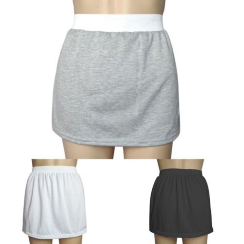 Women Mini Skirt Shirt Extenders Adjustable Layering Fake Top Lower Sweep S-5XL