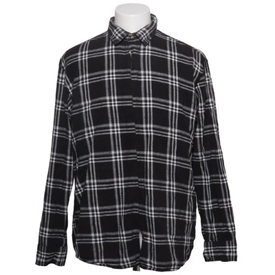 Pull & Bear STWD, Flanellhemd, Größe: 40, STWD, Schwarz/Weiß, Baumwolle #Pcw