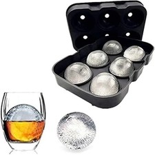 Silicone Ice Ball Maker Large 3D Big Round Sphere High Balls Ice Shape Cube Mold