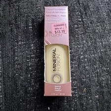 Mineral Fusion Liquid Foundation Neutral 1 - Fair New In Box 1.0 fl OZ
