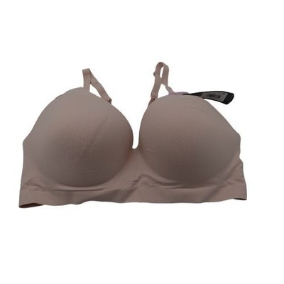 NEW Maidenform Barely There Underwire Invisible Support Bra Pink Size 38D