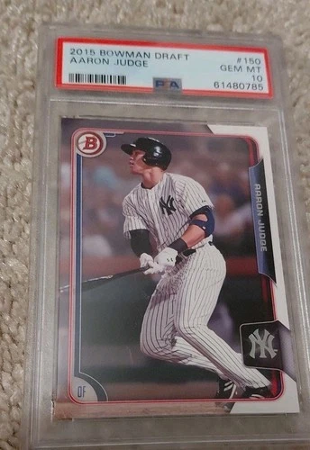Topps 2015 Bowman Draft Rookie Aaron Judge #150 PSA 10 Yankees MLB