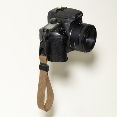 Handmade Copper Brown Adjustable Camera Wrist Strap + Peak Design Anchors