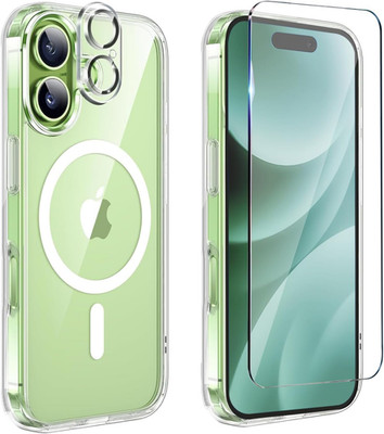 For Iphone 17 Case Clear,Magnetic Iphone17 Case with Screen Protector & Camera P