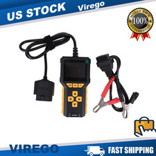 3.2" HD OBD-II Scanner Battery Analyzer, Dual Function Car Diagnostics Tool