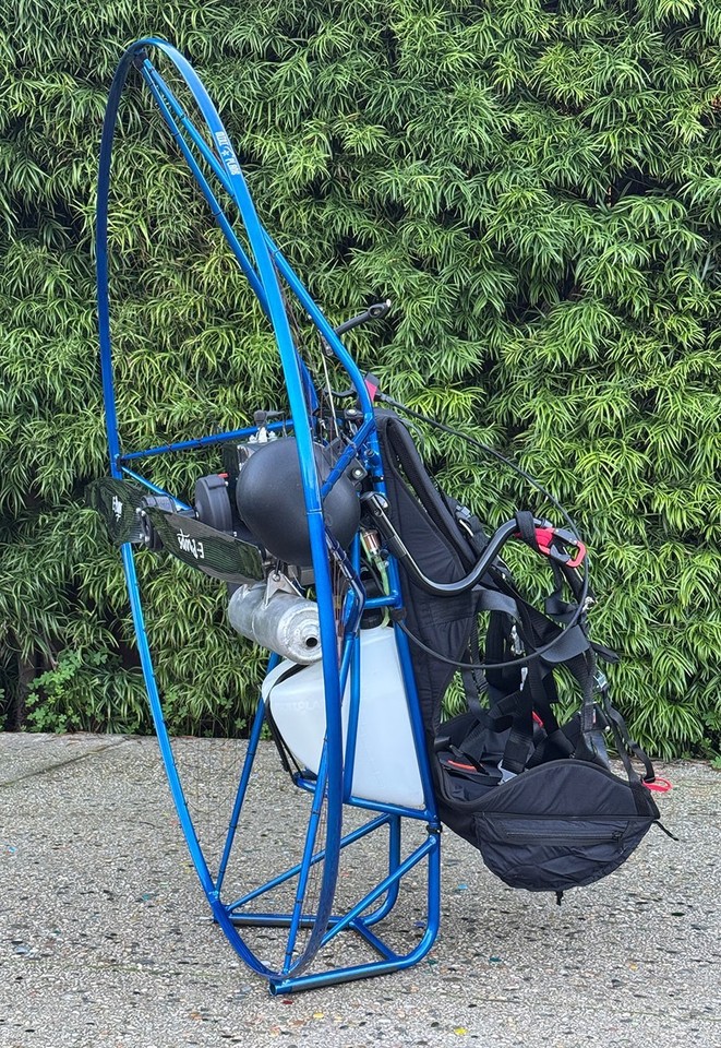 Miniplane Abm Rigid USED Miniplane 4-Piece Rigid Cage 150 Paramotor, Top 80 Engine with ...