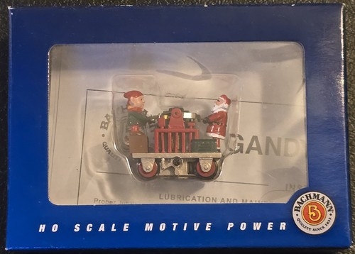 ​Bachmann Escala HO Navidad Bailarín Operando Coche de Mano - Santa y Elfo 46210 | Zustand: New