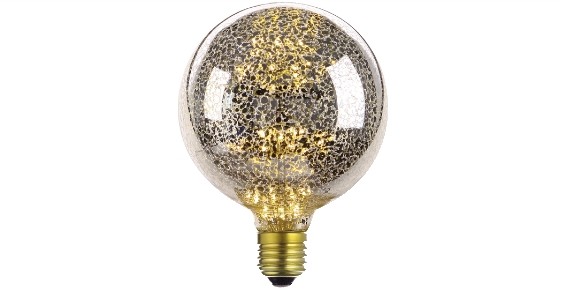 Lampada LED E27 Vintage Globo 125 GBC 1,8W | Risparmio e Stile