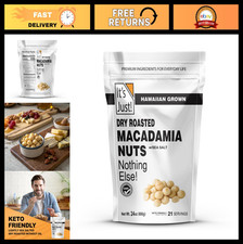 Hawaiian Macadamia Nuts 1.5lbs - Dry Roasted, Lightly Salted, Keto Friendly, Res