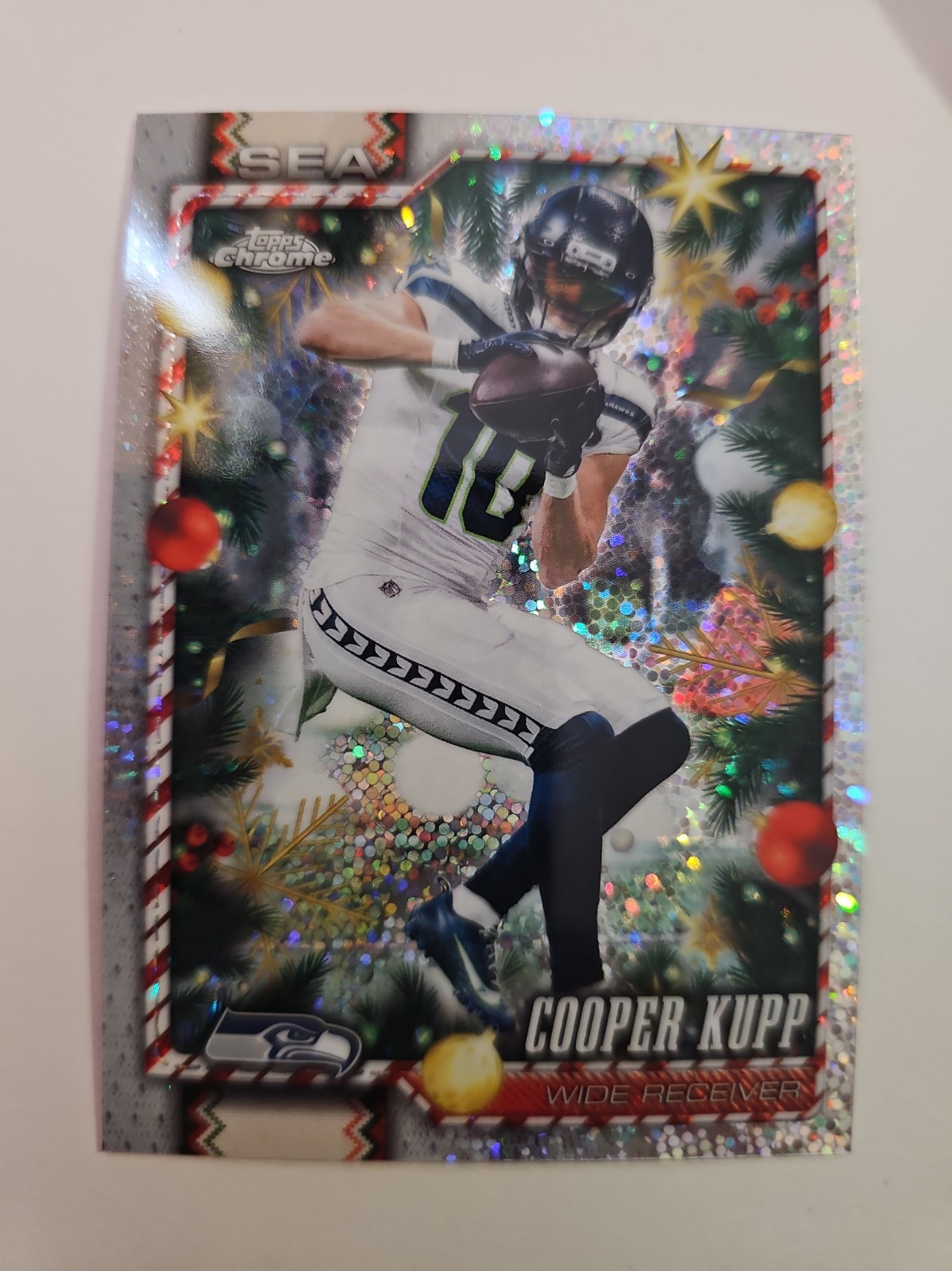 2026 Topps Chrome Holiday Cooper Kupp Sparkle Seattle Seahawks #149