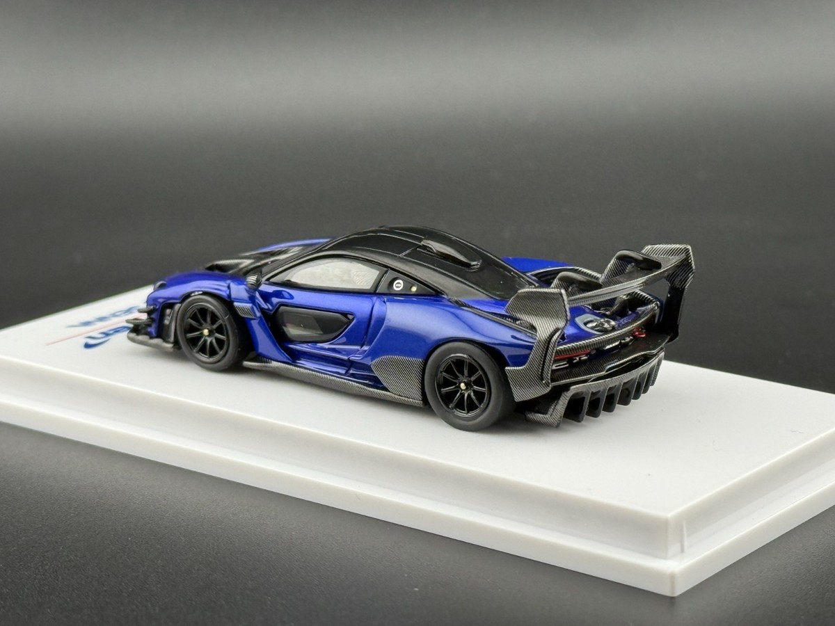 ミニカー MINI GT McLaren Senna Antares Blue 1/64 MINI GT McLaren Senna (Antares-Blue) - YouTube