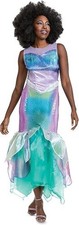 Ariel Mermaid Costume, Deluxe Official Disney The Little Mermaid , Size 12-14 