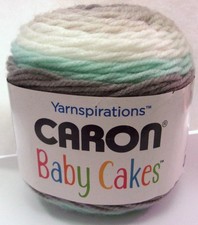 Caron Baby Cakes, 3.5 oz/231 yd, Dreamy Mint, Same Dye Lot Sold Per Skein