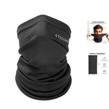 Thick Warm Merino Neck Gaiter - Sun Wind-Proof Scarf for Outdoor Activities
