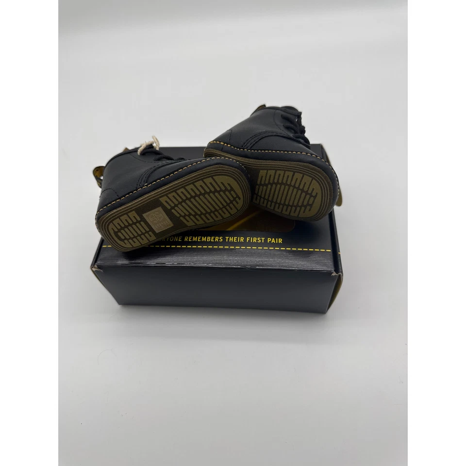 Nuevos Botines Infantiles Dr. Martens Talla 2 EE. UU. - Zapatos de Cuna Negros 1460 Niño/Niña Foto 3 de 4