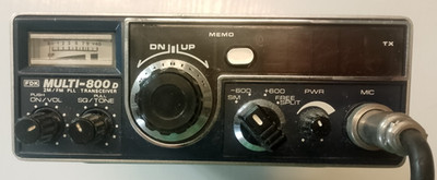 FDK Multi-800D 2M/FM PLL Amateurfunk Transceiver mit Mikrofon ungetestet