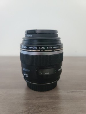 Canon EF-S 60mm f/2.8 Macro USM Lens w/ Promaster UV 52mm Filter